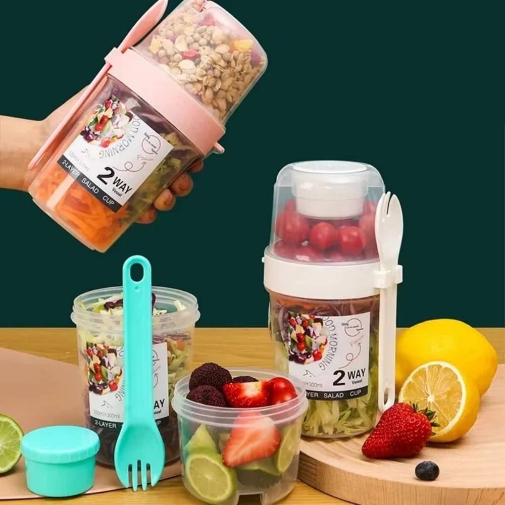 Portable Salad Cup Breakfast C - Baby Food Warmer recension och pris