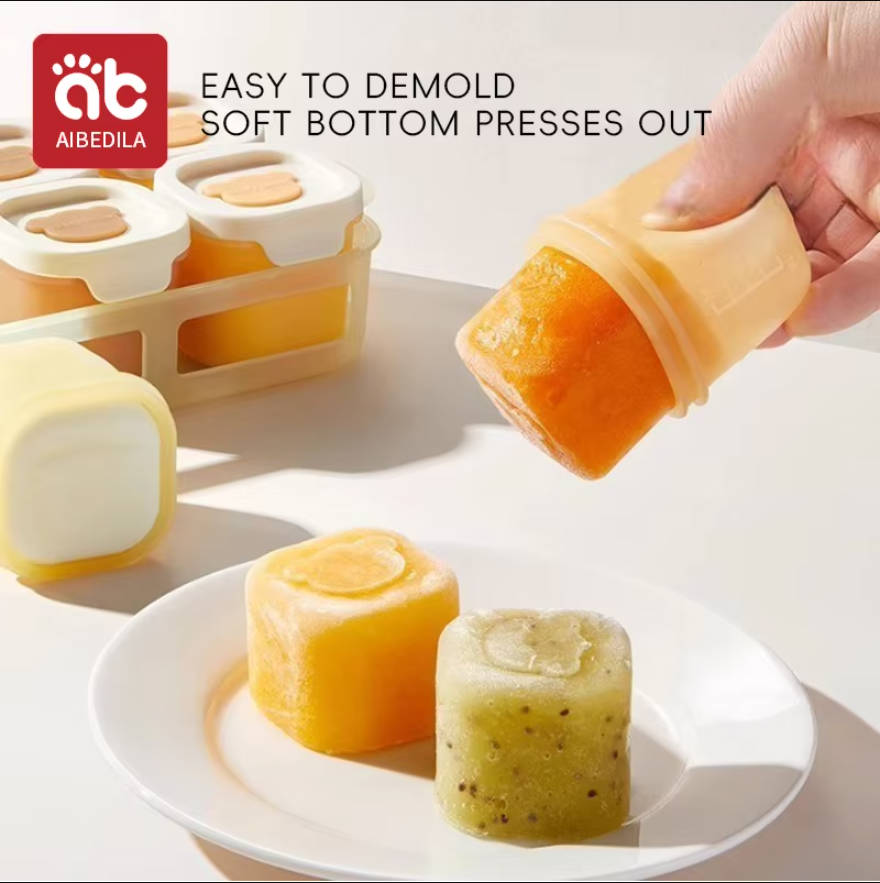 AIBEDILA Baby Silicone Food Fr - Baby Food Jars With Lids recension och pris