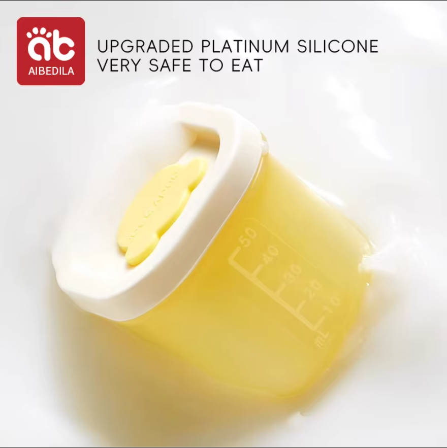 AIBEDILA Baby Silicone Food Fr - Baby Food Jars With Lids recension och pris