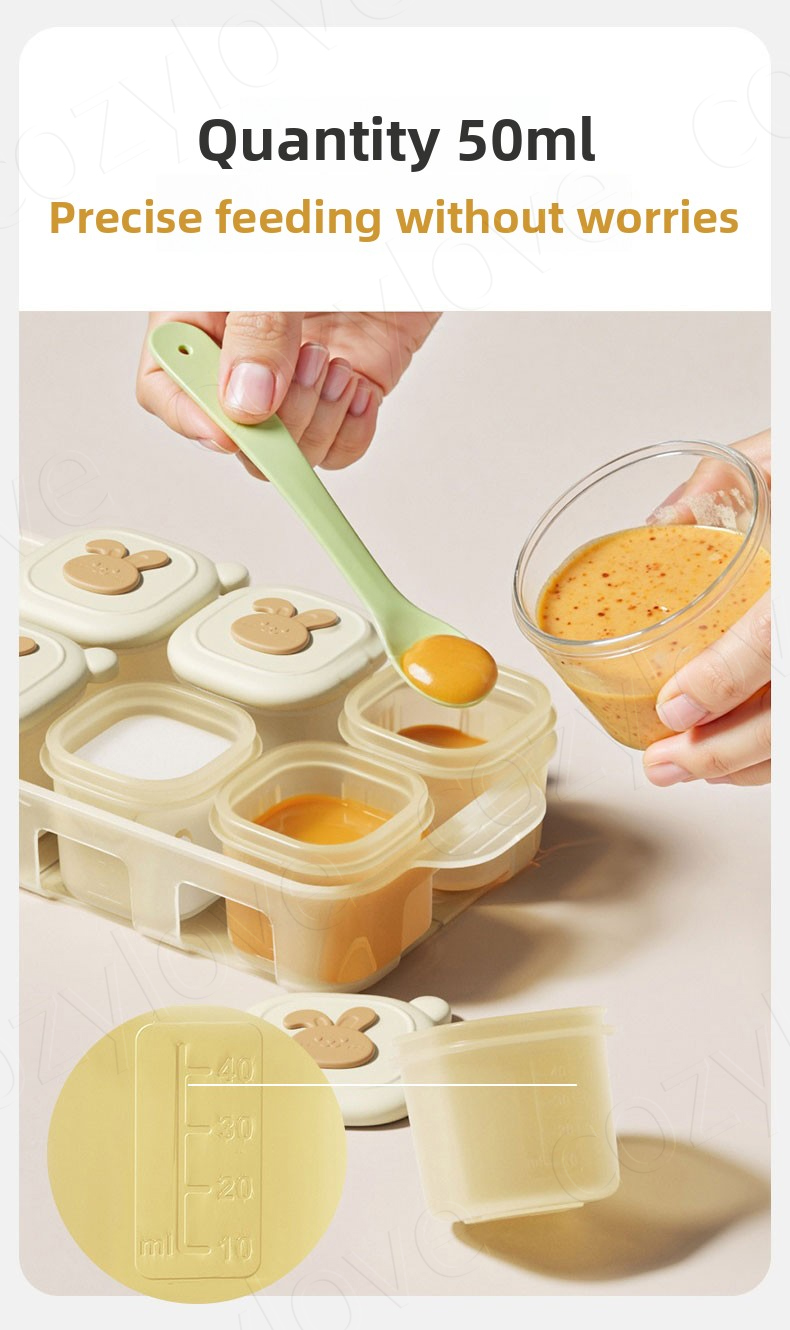 Portable Baby Food Freezer Tra - Baby Food Jars With Lids recension och pris